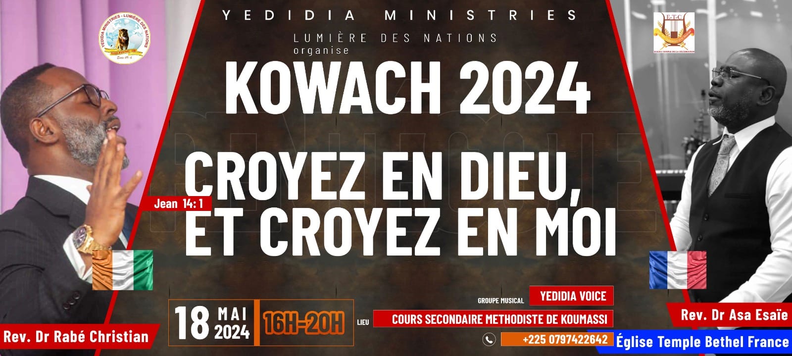 Flyer of the event Kowach 2024 - Affiche de l'évènement Kowach 2024